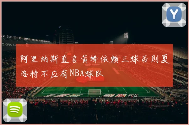 阿里纳斯直言黄蜂依赖三球否则夏洛特不应有NBA球队